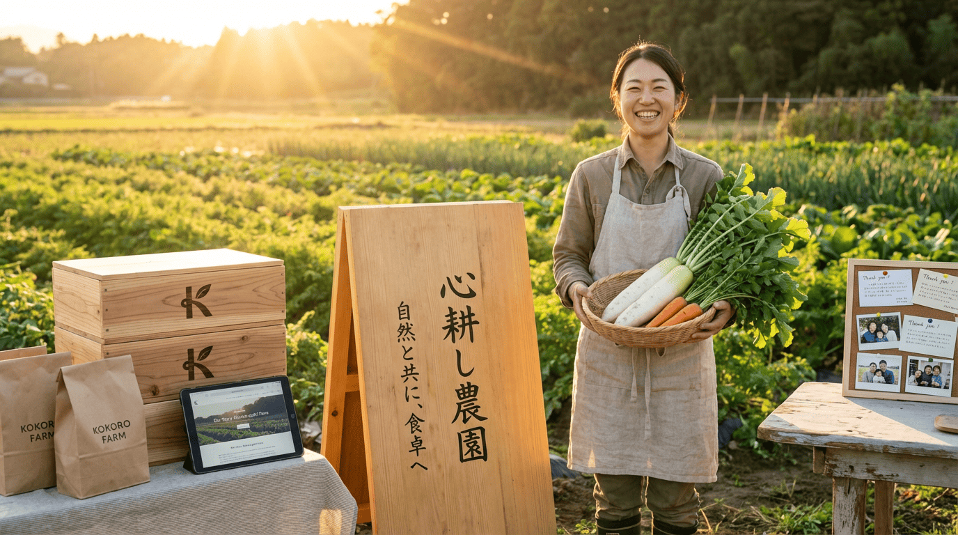 農家が「想い」を売る時代！ブランド化で小さくても強くなる3つの理由