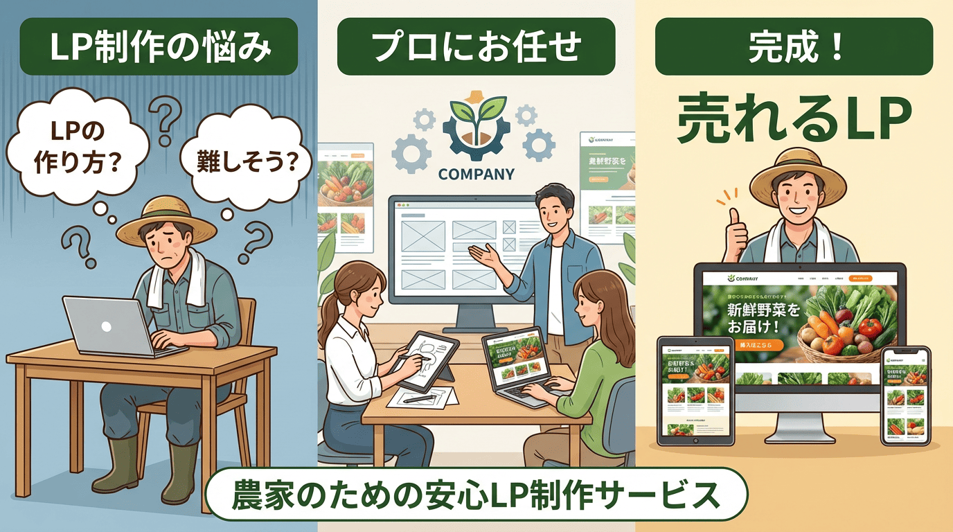 プロによるLP制作サービス