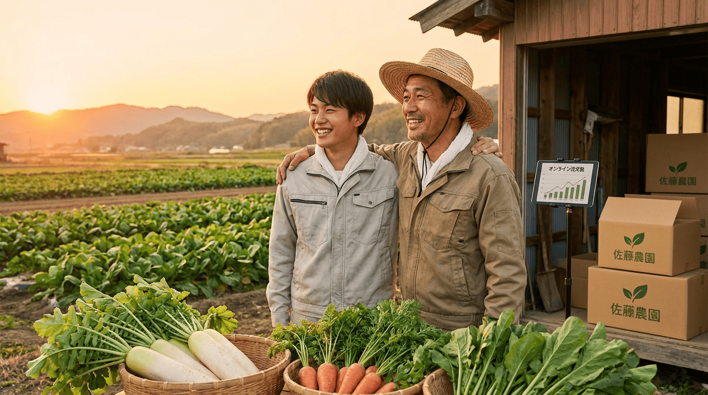 「子どもに継がせたい」と思える農業へ。直販が実現する次世代への希望