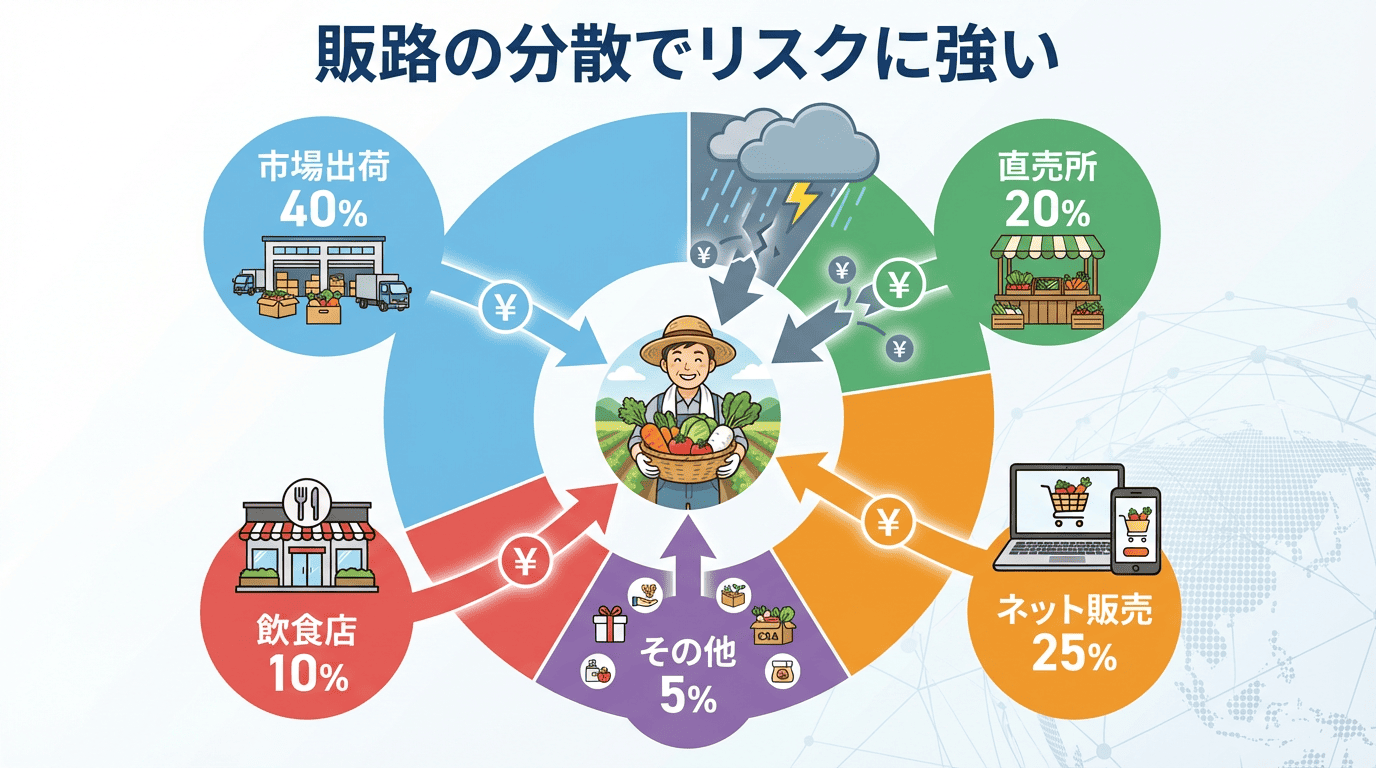 複数販路のポートフォリオ