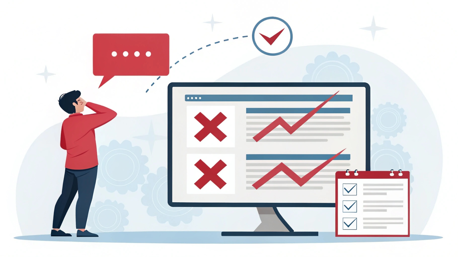 失敗するLPのイメージ