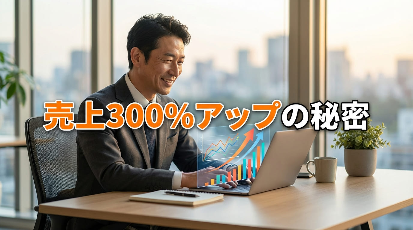 売上300%アップの秘密を掴んだ経営者