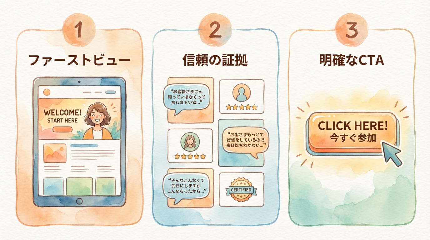 成約率改善の3つのポイント