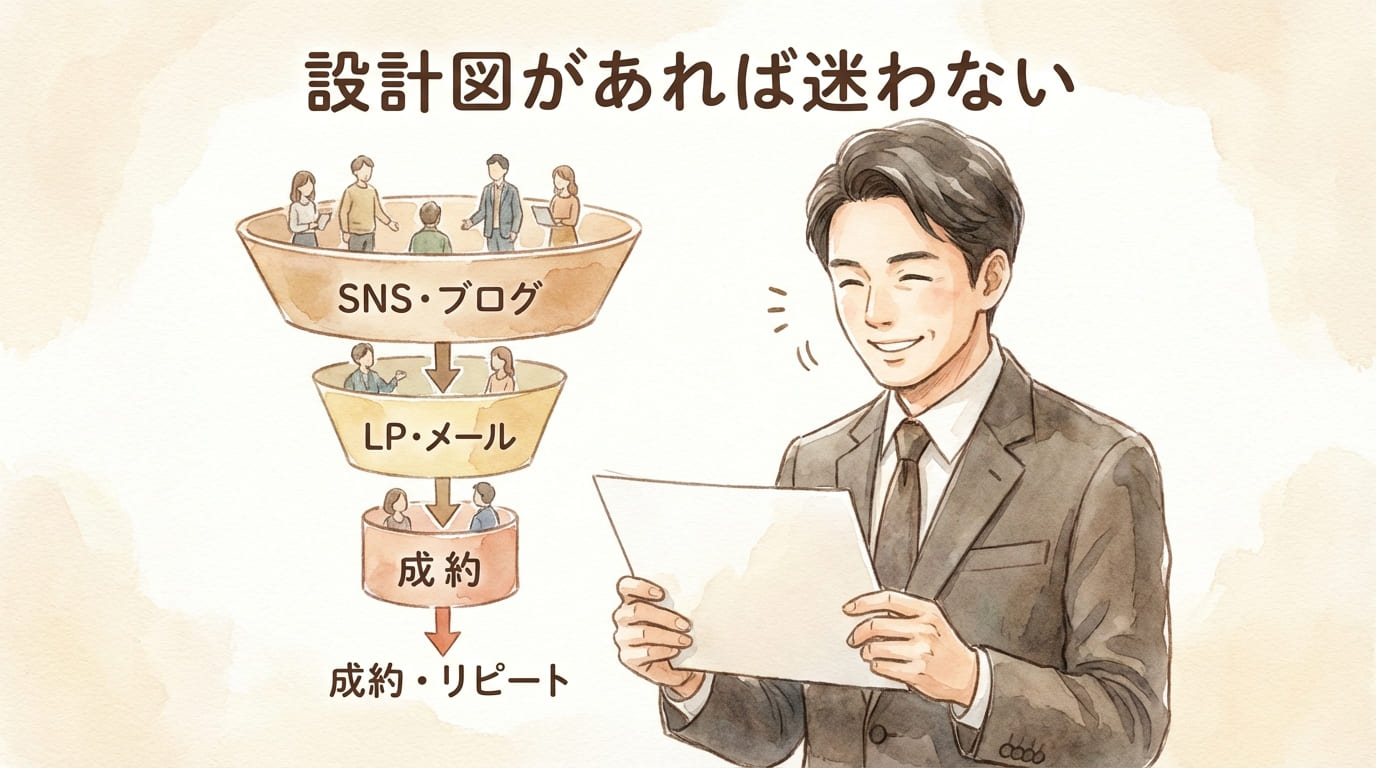 設計図があれば迷わない