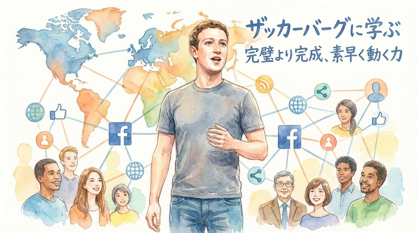 ザッカーバーグ「Done is better than perfect」に学ぶ|完璧より行動