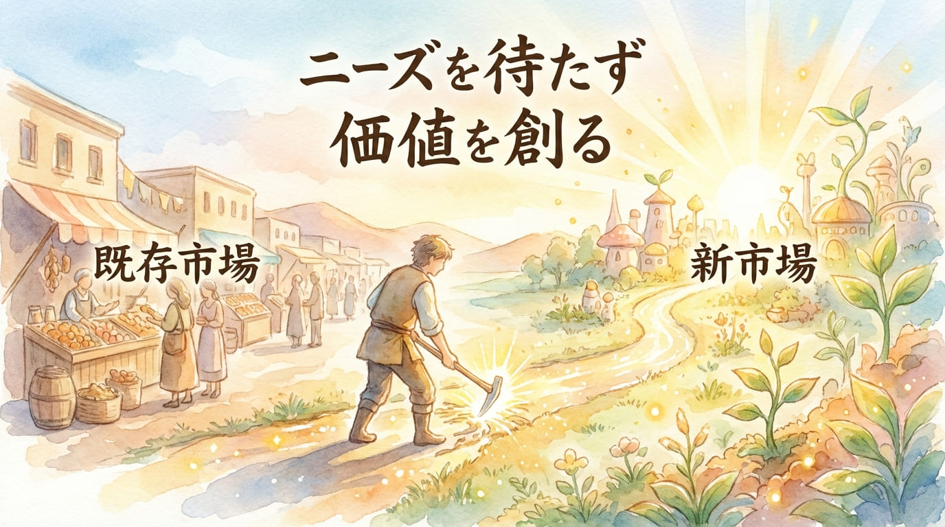 ニーズを待たず価値を創る