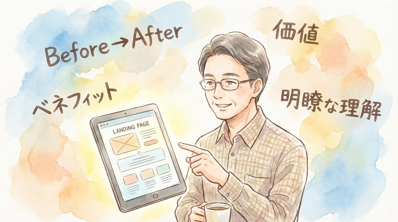 LPで価値を伝える