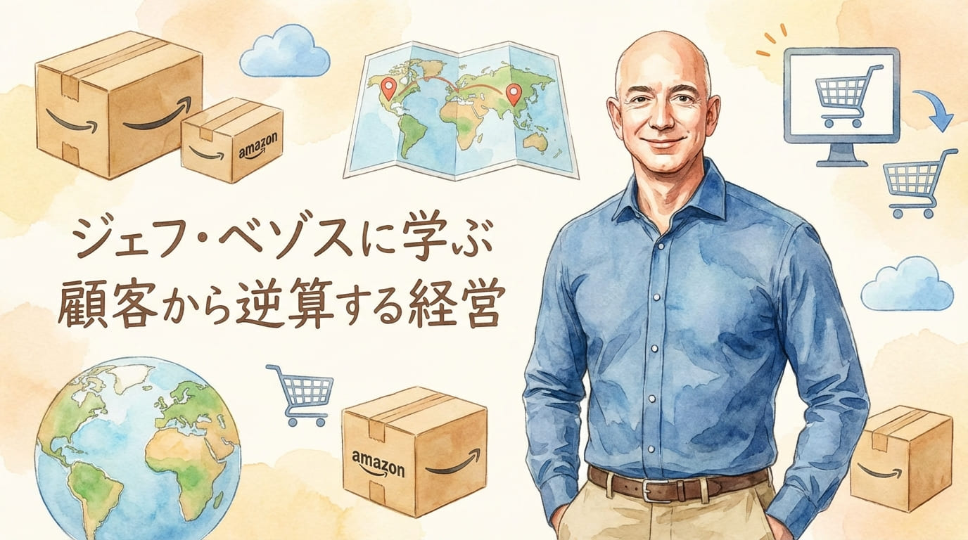 ジェフ・ベゾス「顧客から逆算せよ」に学ぶ|成果を生む集客設計