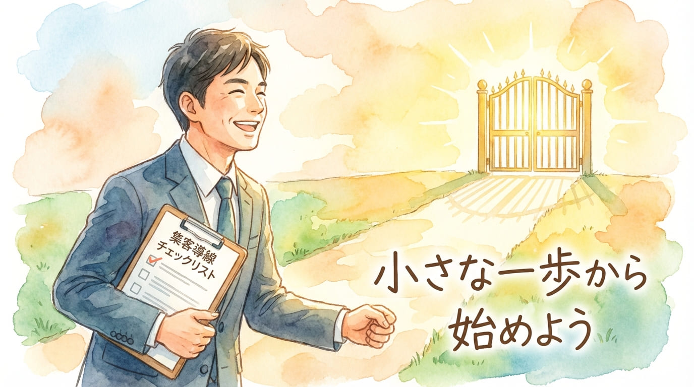 小さな一歩から始めよう