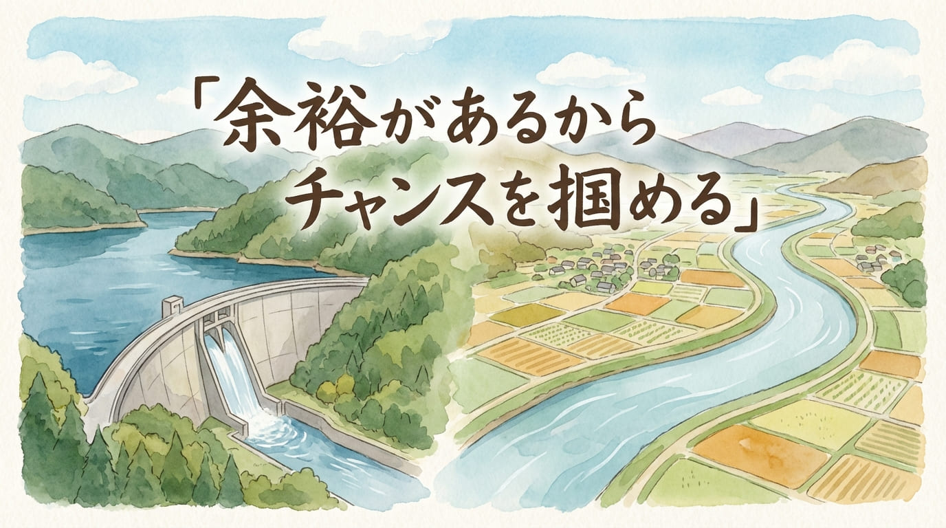 余裕があればチャンスを掴める