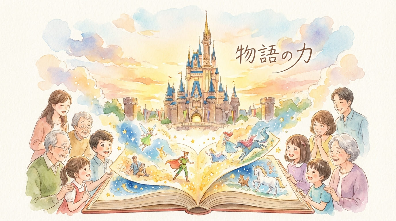 ディズニー城とストーリーテリング